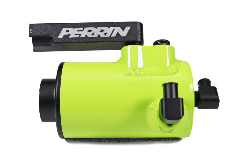 PERRIN Air Oil Separator - Neon Yellow - 2022-2026 Subaru WRX