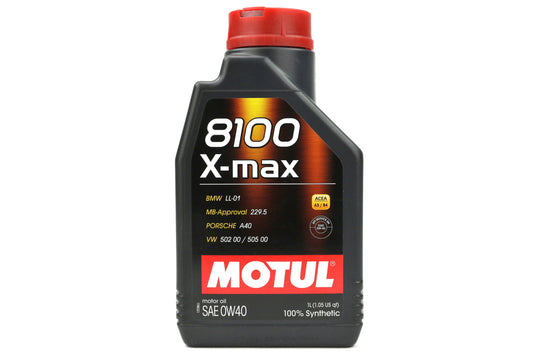 Motul 8100 X-MAX Synthetic Engine Oil 0W40 1L - Universal