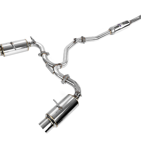 Invidia N1 Cat Back Exhaust - Stainless Steel Tips - 2013-2024 Scion FR-S / Subaru BRZ / Toyota 86