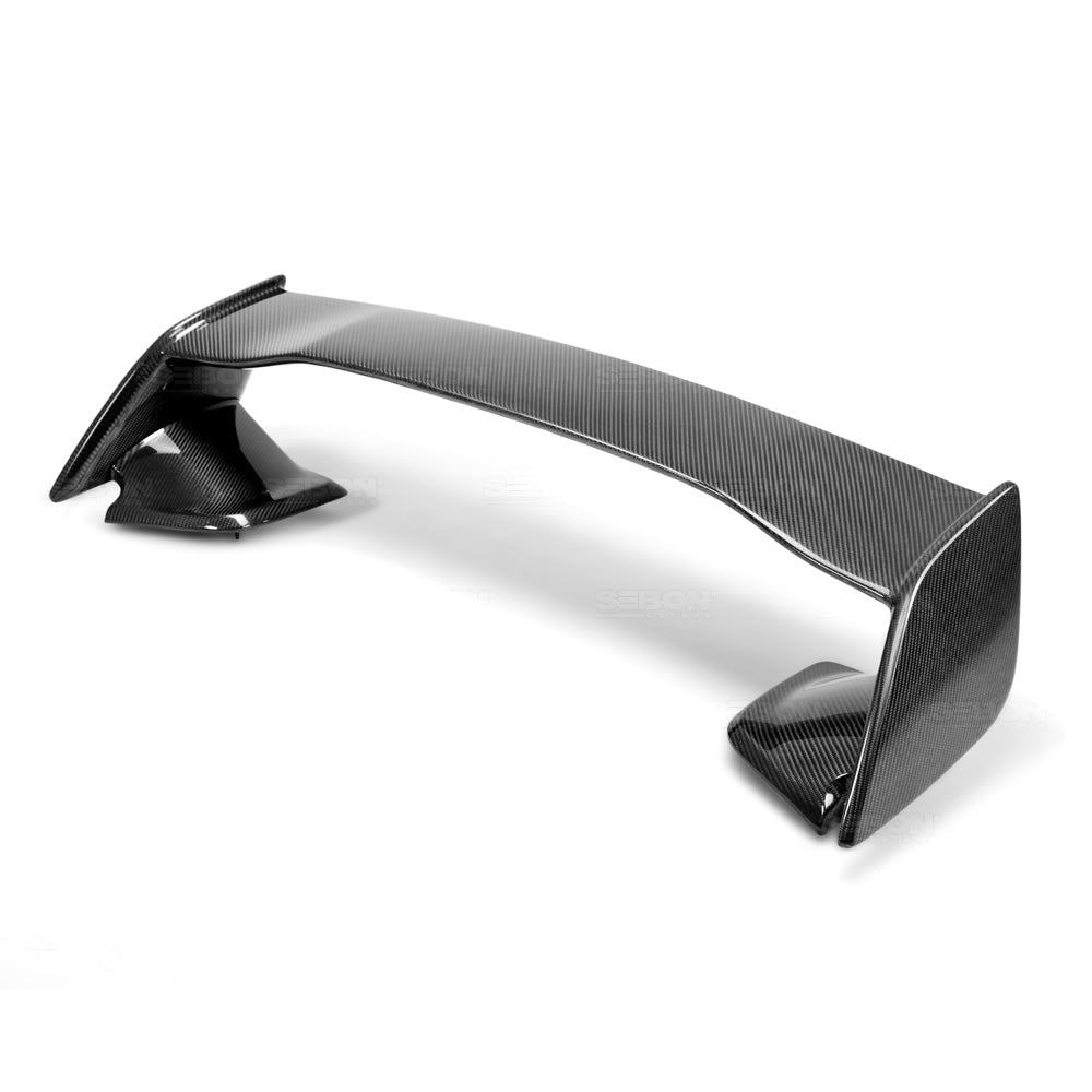 Seibon Carbon Fiber S Style Rear Spoiler - 2015-2021 Subaru WRX / STI