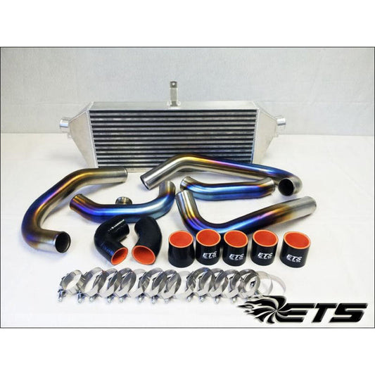 ETS Burned Titanium Front Mount Intercooler Piping Kit - 2004-2007 Subaru WRX / STI