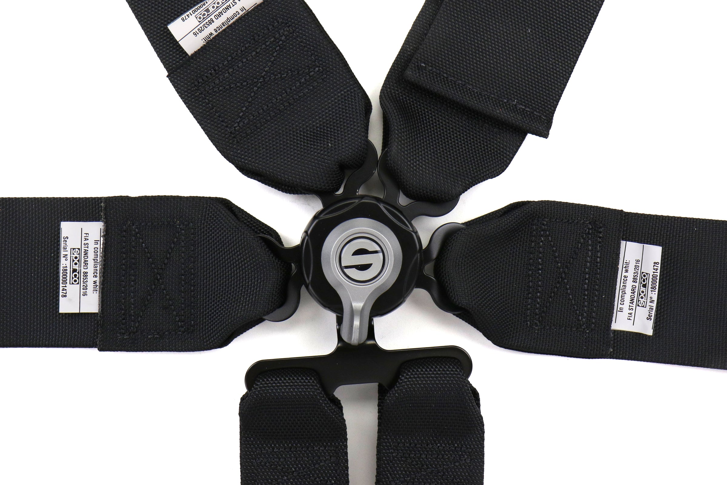 Sparco 6-Point Pull Up Harness Black - Universal