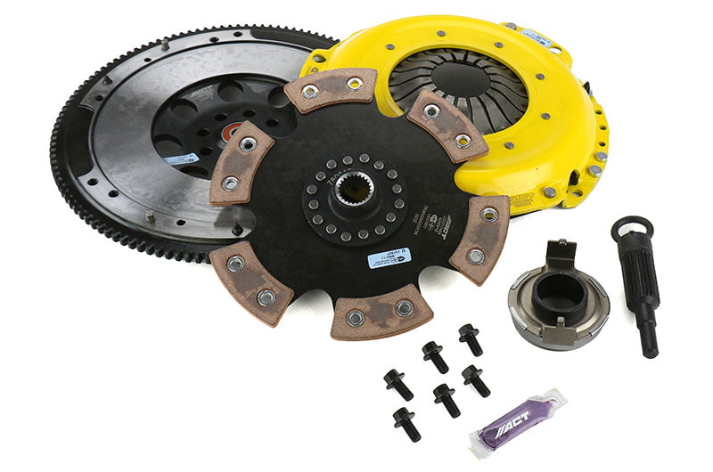 ACT Xtreme Race Rigid 6 Pad Clutch Kit w/ Streetlite Flywheel - Subaru Models (inc. 2006-2026 WRX / 2005-2009 Legacy GT)