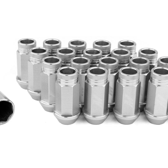 Mishimoto Aluminum Locking Lug Nuts Silver 12x1.25 - Universal