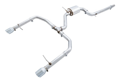 AWE Track Edition Resonated Exhaust - Volkswagen GLI 2019+