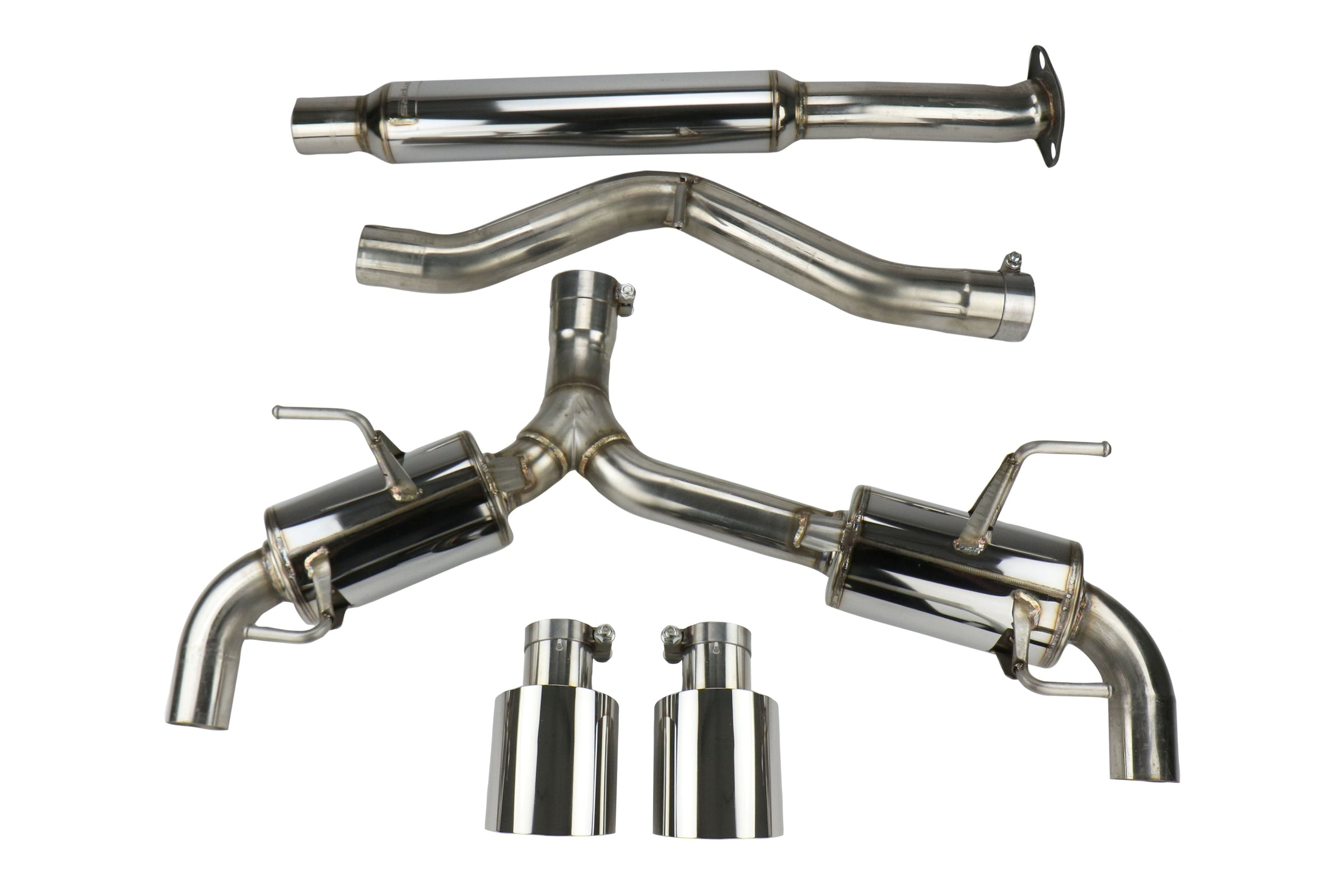 MXP Comp RS CatBack Exhaust Stainless Steel - 2013-2016 Scion FR-S / 2013-2024 Subaru BRZ / 2017-2019 Toyota 86