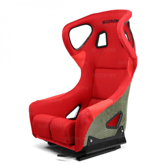 Seibon Carbon Kevlar Racing Seat Type-FC Red - Universal