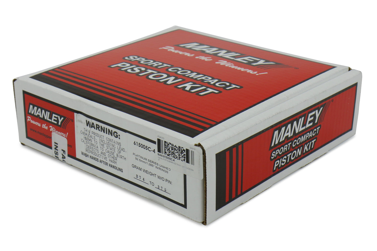 Manley Performance Platinum Series Piston Set 92.50mm 8.5:1 - 2002-2005 Subaru WRX
