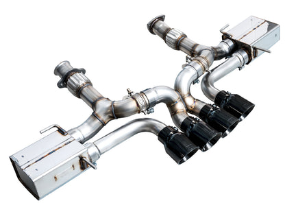 AWE SwitchPath Exhaust for C8 Corvette Z06 - Diamond Black Tips