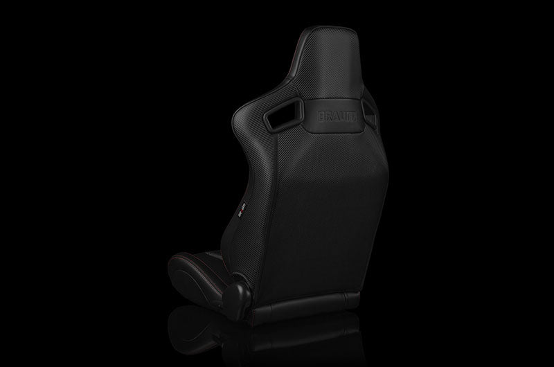 Braum Elite Series Racing Seat (Red Stitching) - Universal