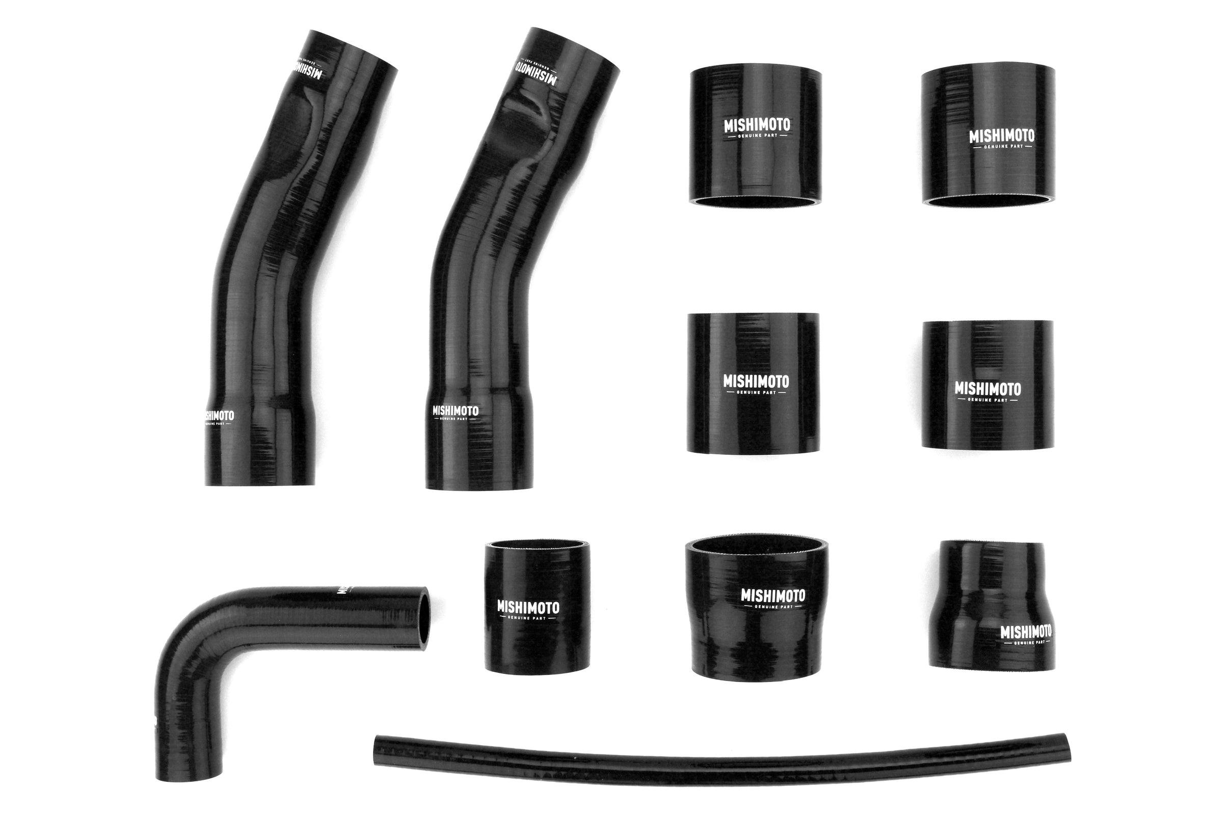 Mishimoto Front Mount Intercooler Black w/ Intake - 2002-2007 Subaru WRX / STI