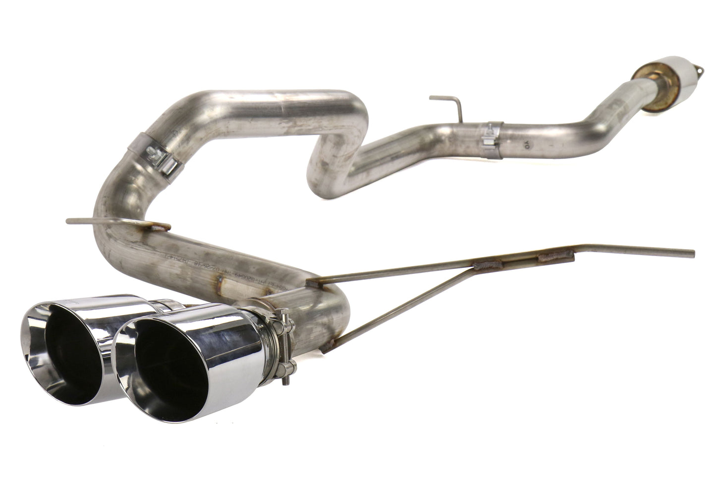 AWE Track Edition Cat-Back Exhaust (Chrome Silver Tips) - 2013-2018 Ford Focus ST
