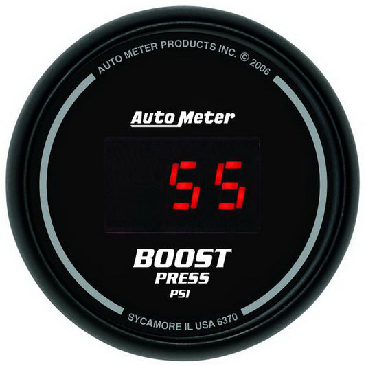 Autometer Sport-Comp Digital Boost Gauge Red LED 52mm - Universal