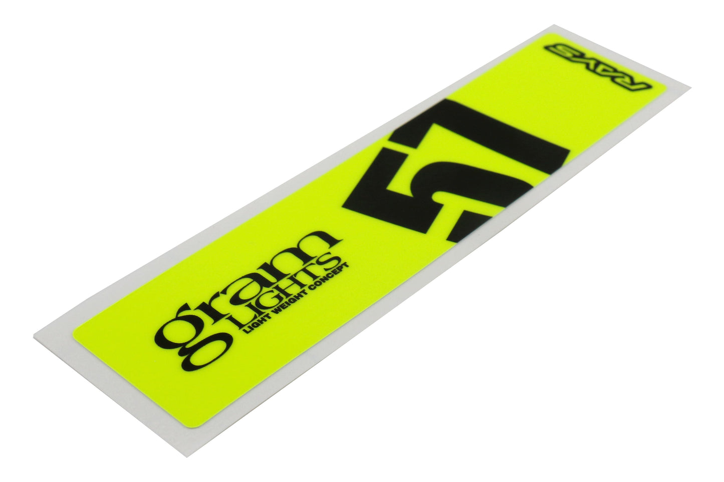 Gram Lights 57DR / 57CR Spoke Sticker Yellow - Universal