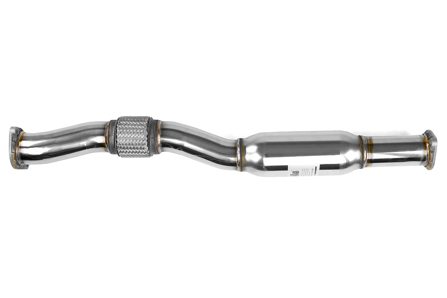 Invidia Q300 Single Exit Cat Back Exhaust - Stainless Steel Tip - 2008-2010 Subaru WRX Hatchback