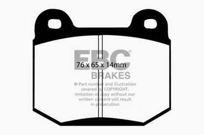 EBC 03-04 Infiniti G35 3.5 (Manual) (Brembo) Ultimax2 Rear Brake Pads