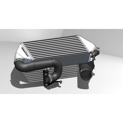 GrimmSpeed Top Mount Intercooler Turbo Outlet Hose Black - 2008-2014 Subaru WRX / 2005-2009 Legacy GT