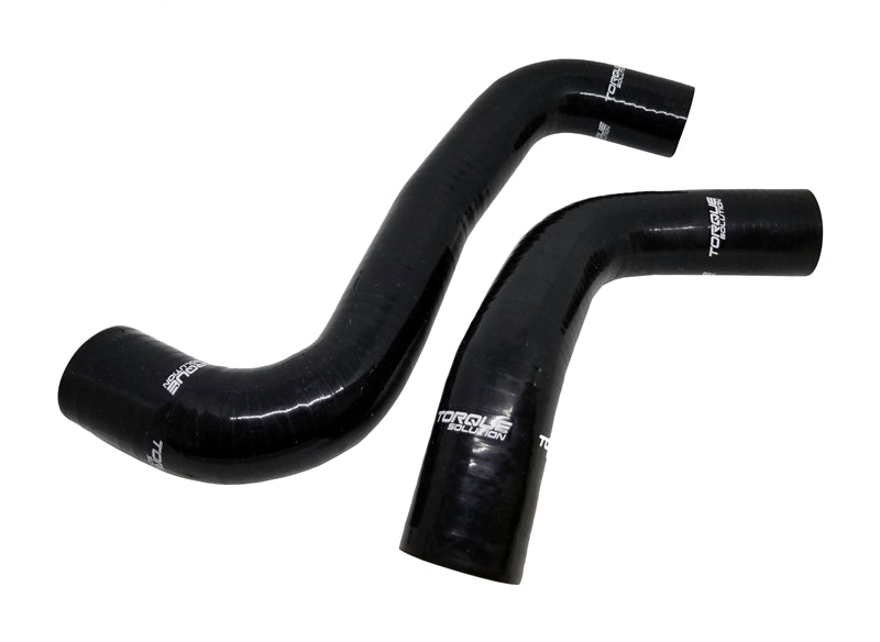 Torque Solution Silicone Radiator Hose Kit Black - Subaru Models (inc. 2008-2021 STI / 2008-2014 WRX)