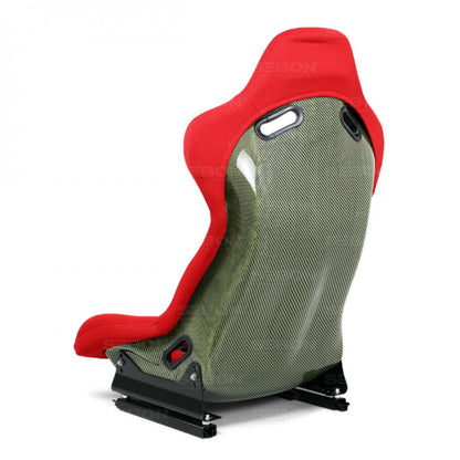 Seibon Carbon Kevlar Racing Seat Red - Universal