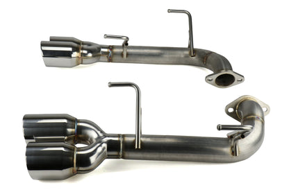 Remark Axle Back Exhaust Muffler Delete Stainless Double Wall Tips - 2015-2024 Subaru WRX / 2015-2021 STI