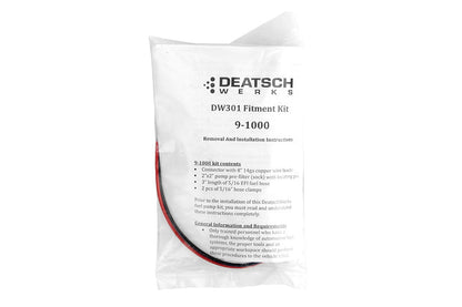 DeatschWerks DW65c Series Fuel Pump (without Mounting Clips) w/ Install Kit - Universal
