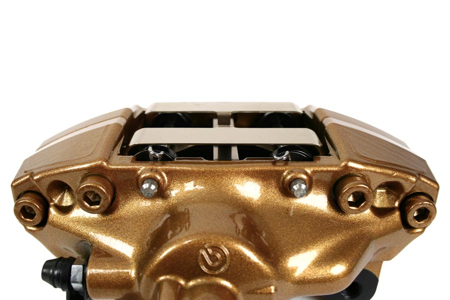 Brembo OE Gold Rear Brake Kit - 2002-2007 Subaru WRX
