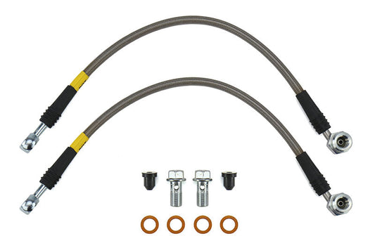 Stoptech Stainless Steel Brake Lines Rear - 2003-2006 Mitsubishi Evo 8/9