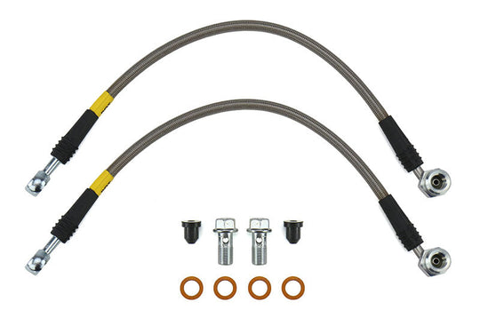 Stoptech Stainless Steel Brake Lines Rear - 2003-2006 Mitsubishi Evo 8/9