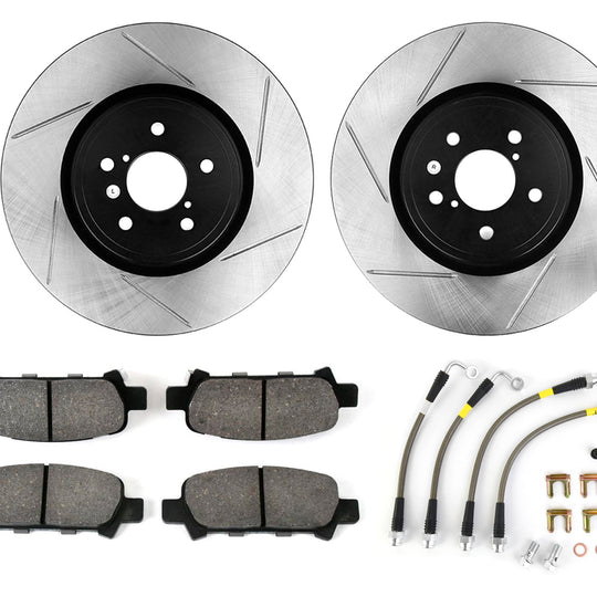 Stoptech Sport Kit Slotted Rear - 2005-2009 Subaru Legacy GT (including Spec B)