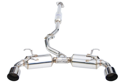Invidia N2 Cat Back Exhaust - Stainless Steel Tips - 2013-2024 Scion FR-S / Subaru BRZ / Toyota 86
