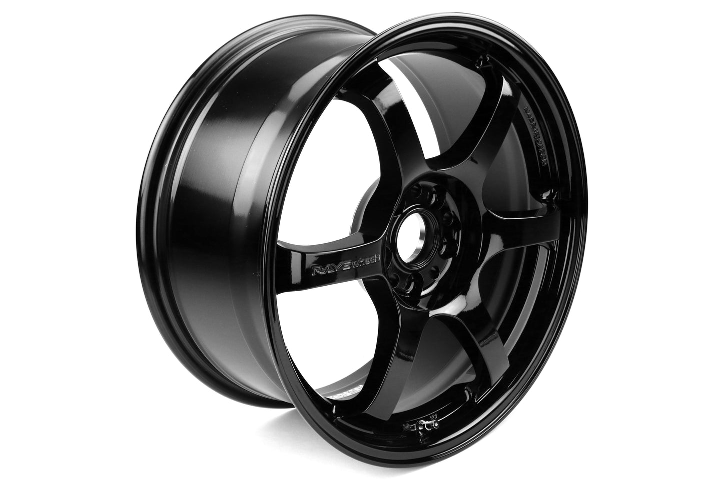 Gram Lights 57DR Glossy Black 18X8.5 +37mm 5x108 (Single Wheel)- 2013-2018 Ford Focus ST / 2016-2018 Ford Focus RS