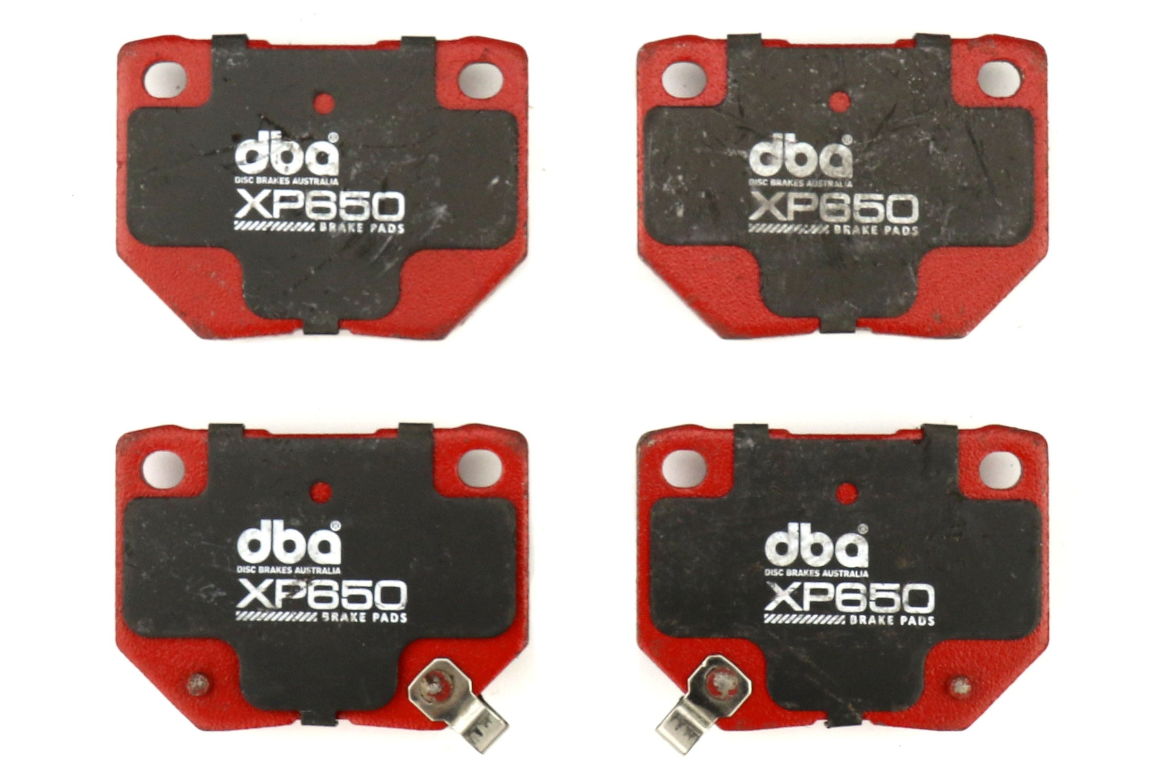 DBA XP650 Track Performance Rear Brake Pads - 2006-2007 Subaru WRX / 1984-1996 Nissan 300ZX