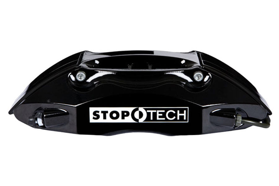 Stoptech ST-40 Big Brake Kit Front 328mm Black Slotted Rotors - Subaru Models (inc. 2002-2007 WRX)