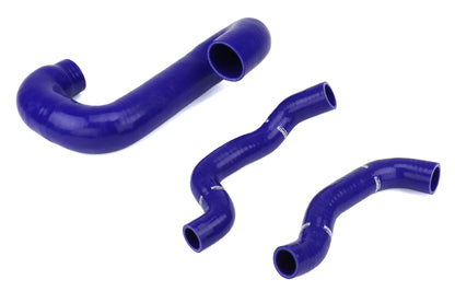 Mishimoto Black Top Mount Intercooler w/ Blue Hoses - 2002-2007 Subaru WRX / 2004-2007 STI