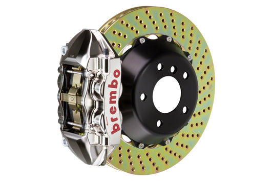 Brembo Gran Turismo Drilled Brake Kit 4 Piston 2-Piece GT-R Rear - 2013-2016 Scion FR-S / 2013-2020 Subaru BRZ / 2017-2019 Toyota 86