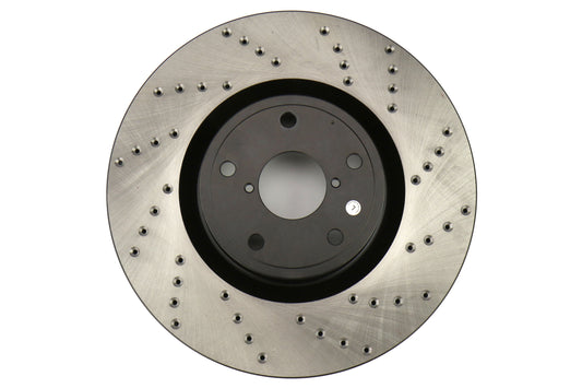 Stoptech Drilled Rotor Single Front Left - 2005-2017 Subaru STI