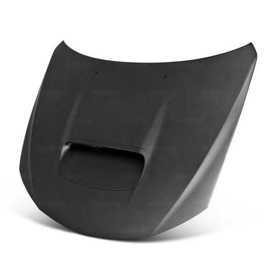 Seibon Dry Carbon Fiber OE Style Hood - 2008-2014 Subaru WRX / STI
