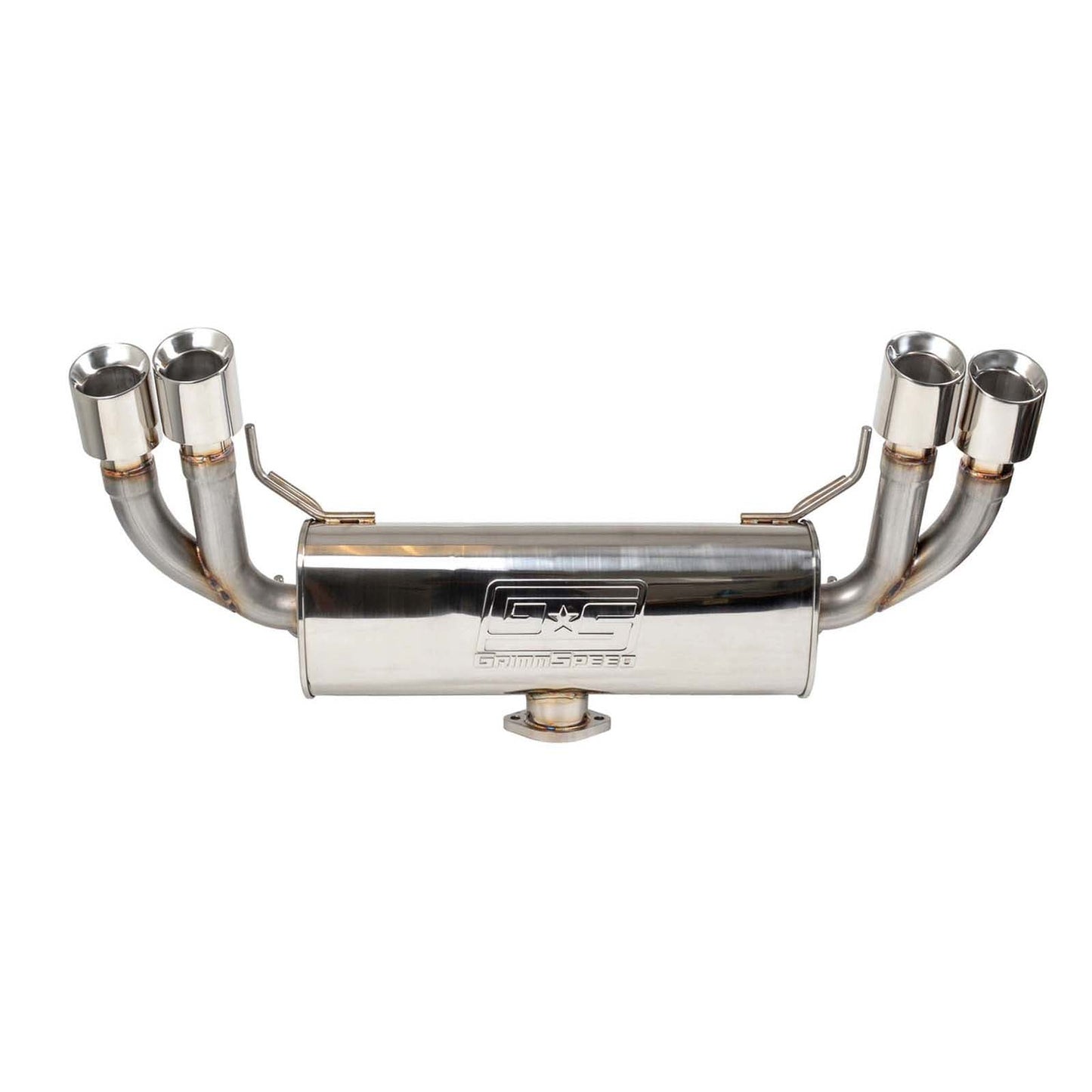 GrimmSpeed Catback Exhaust System Resonated - 2008-2014 Subaru WRX / STI Hatchback