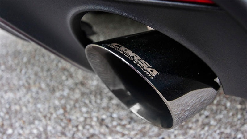 Corsa 2015 Ford Mustang GT 5.0 3in Cat Back Exhaust Polish Dual Tips (Sport)