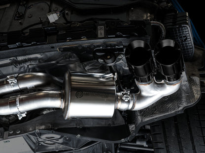 AWE Touring Edition Exhaust for C8 Corvette -- Diamond Black Tips