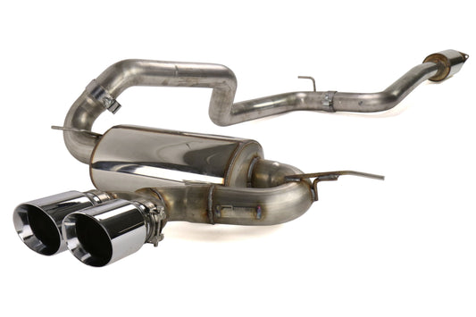 AWE Touring Edition Resonated Cat-Back Exhaust (Chrome Silver Tips) - 2013-2018 Ford Focus ST