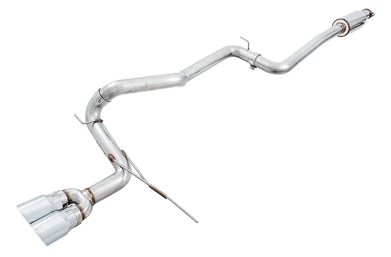 AWE Track Edition Cat-Back Exhaust (Chrome Silver Tips) - 2013-2018 Ford Focus ST