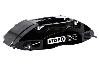 Stoptech ST-40 Big Brake Kit Front 328mm Black Zinc Drilled Rotor - 1998-2001 Subaru Impreza 2.5RS