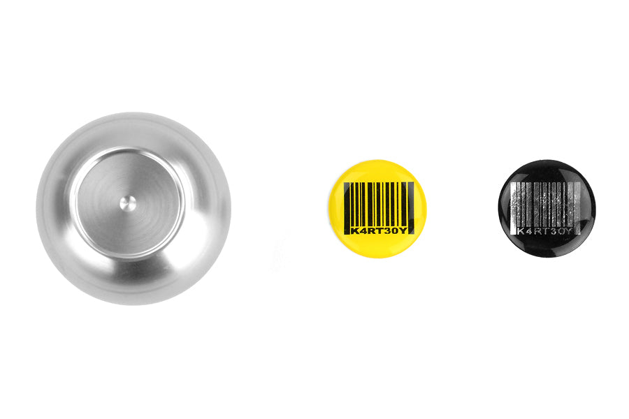 Kartboy Shift Knob Aluminum Silver 6MT - Subaru Models (inc. 2015-2021 WRX / STI / 2013-2020 BRZ / 2004-2014 Impreza)