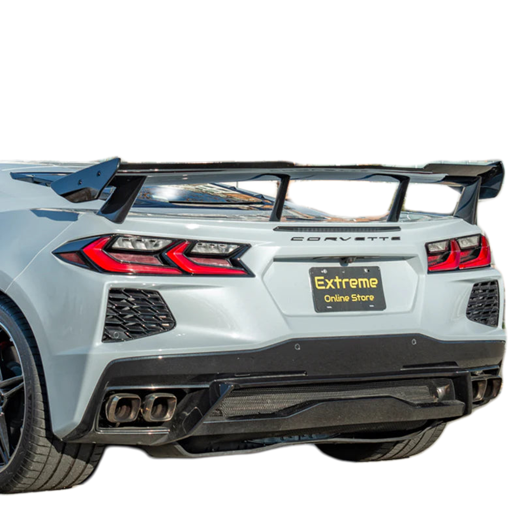 CHEVROLET CORVETTE C8 EXTENDED REAR TRUNK SPOILER HIGH WING