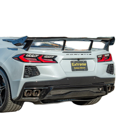 CHEVROLET CORVETTE C8 EXTENDED REAR TRUNK SPOILER HIGH WING