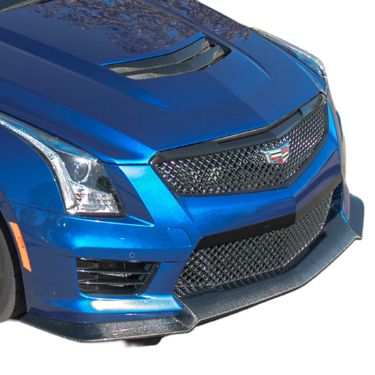 2016-19 EOS Cadillac ATS-V Carbon Fiber Extended Front Splitter Lip