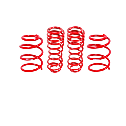 BMR 05-14 S197 Mustang GT Handling Version Lowering Springs (Set Of 4) - Red