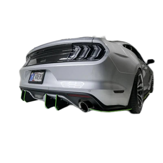 LVA 2015-2017 FORD MUSTANG "PREMIUM" BUMPER - REAR DIFFUSER FINS