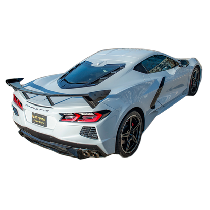 CHEVROLET CORVETTE C8 EXTENDED REAR TRUNK SPOILER HIGH WING